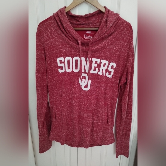Oklahoma Sooners Marled Lightweight Hoodie - Picture 11 of 14